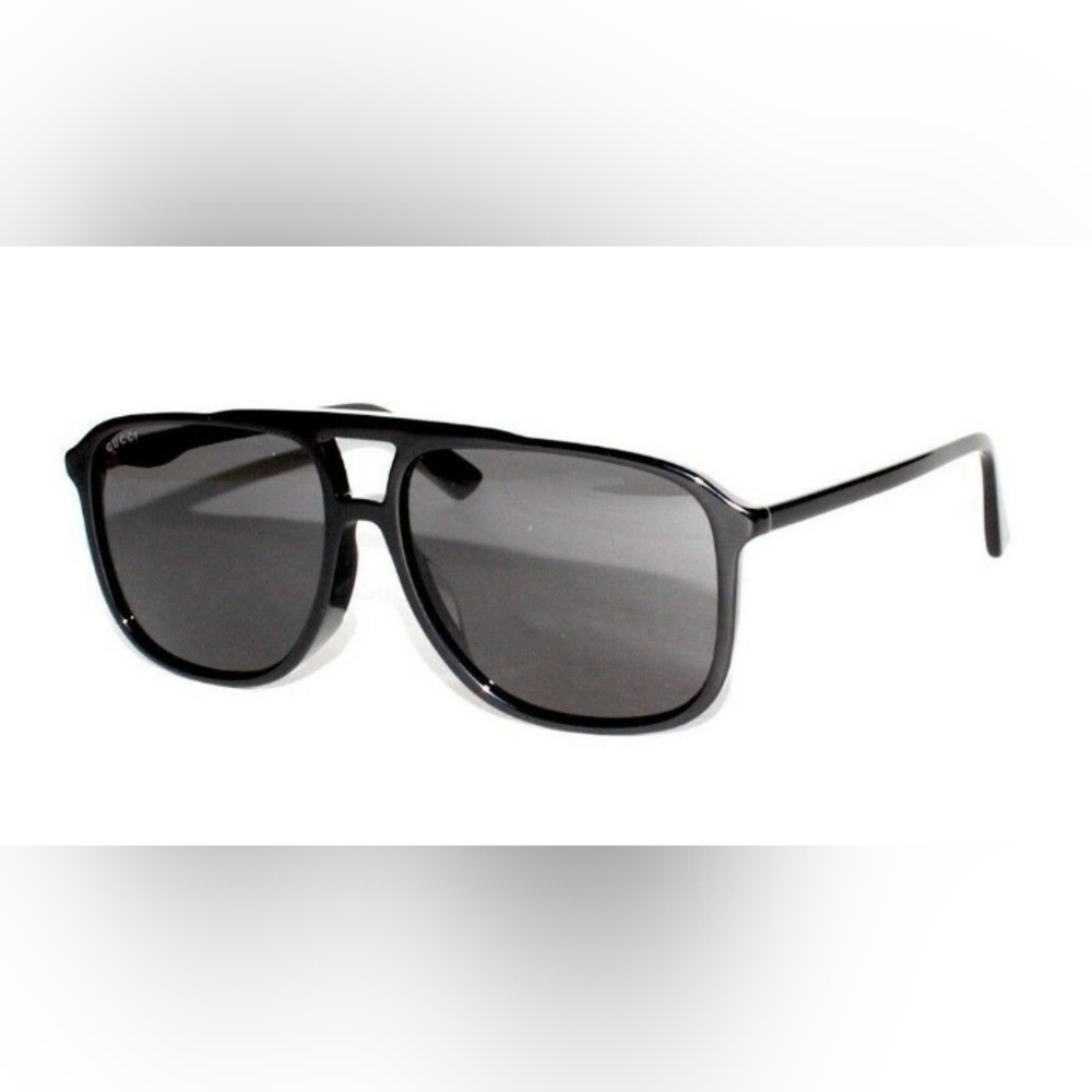 NEW GUCCI AVIATOR SUNGLASSES GG0262SA 001 BLACK GUCCI AVIATOR EYEWEAR - Picture 3 of 10